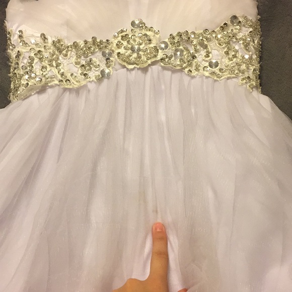 White dress for events homecoming, prom, social! - Picture 6 of 7